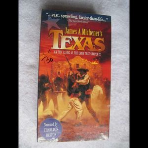 Texas Charlton Heston Narrated Sealed New Republic VHS Cassette Tape Bundle $2